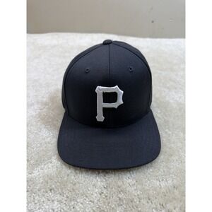Cooperstown Collection Pittsburgh Pirates Snapback Hat Cap Black White Logo MLB